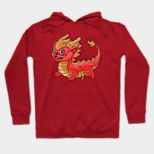 Cute Red Dragon Chinese New Year Hoodie